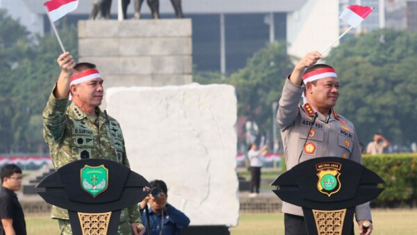 Soliditas TNI–Polri dalam Apel Kebangsaan Jaga Jakarta