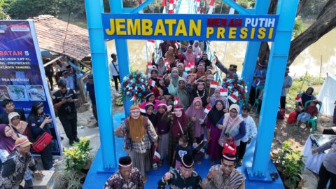 Presiden Resmikan Jembatan Merah Putih Presisi, Jadi Penghubung Baru Warga di Wilayah Polda Metro Jaya
