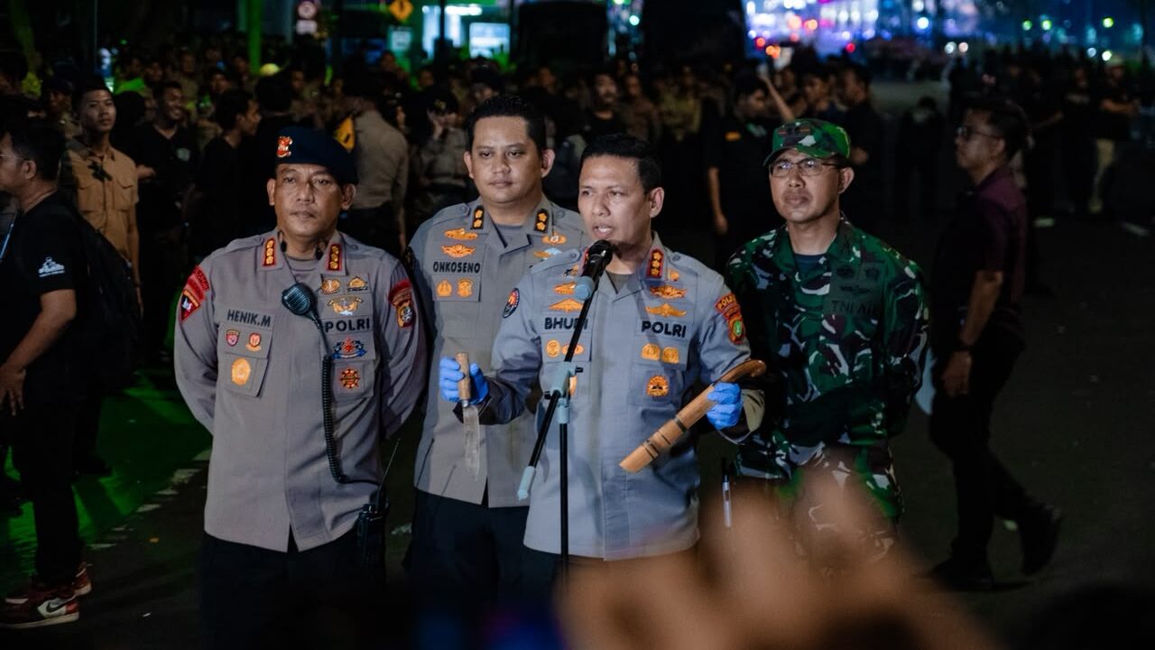Penyampaian Aspirasi Berakhir Aman, Polisi Dalami Temuan Pisau dan Golok