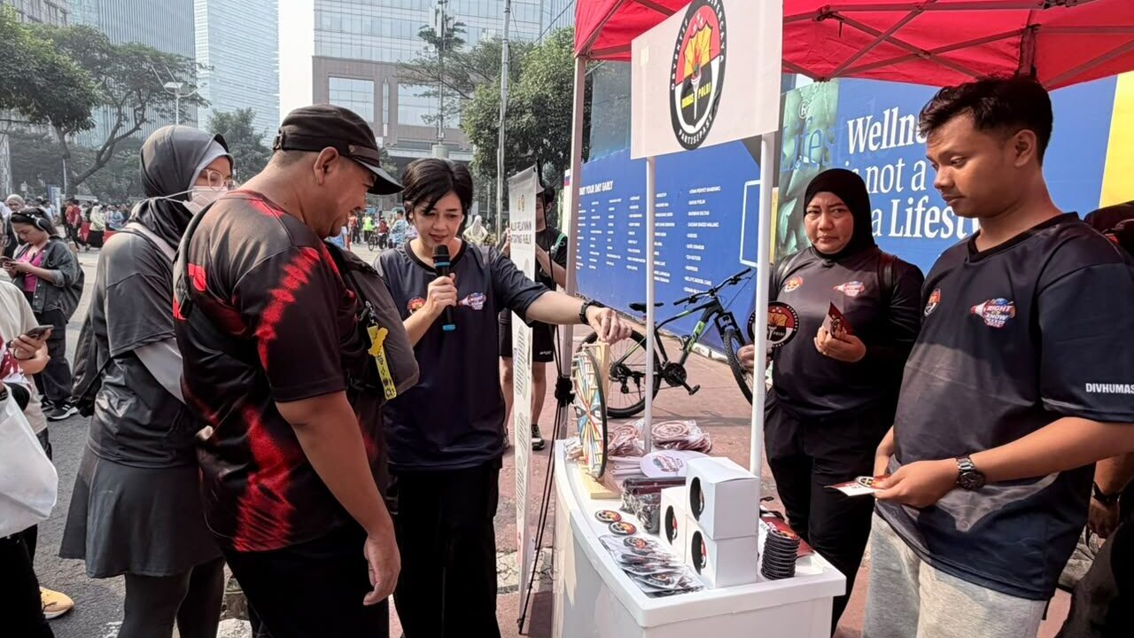 Game Spin Wheel Berhadiah Ramaikan Sosialisasi Hak untuk Tahu di CFD Jakarta
