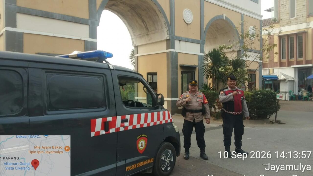 Polsek Serang Baru Patroli Permukiman, Antisipasi 3C dan Gangguan Kamtibmas
